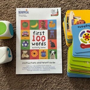 First 100 Words Activity Game - Colorful Learning Set